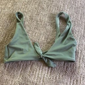 Green bikini top